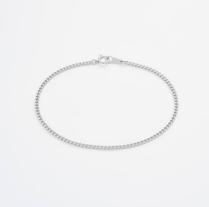 Diamond Cut Curb Chain Bracelet