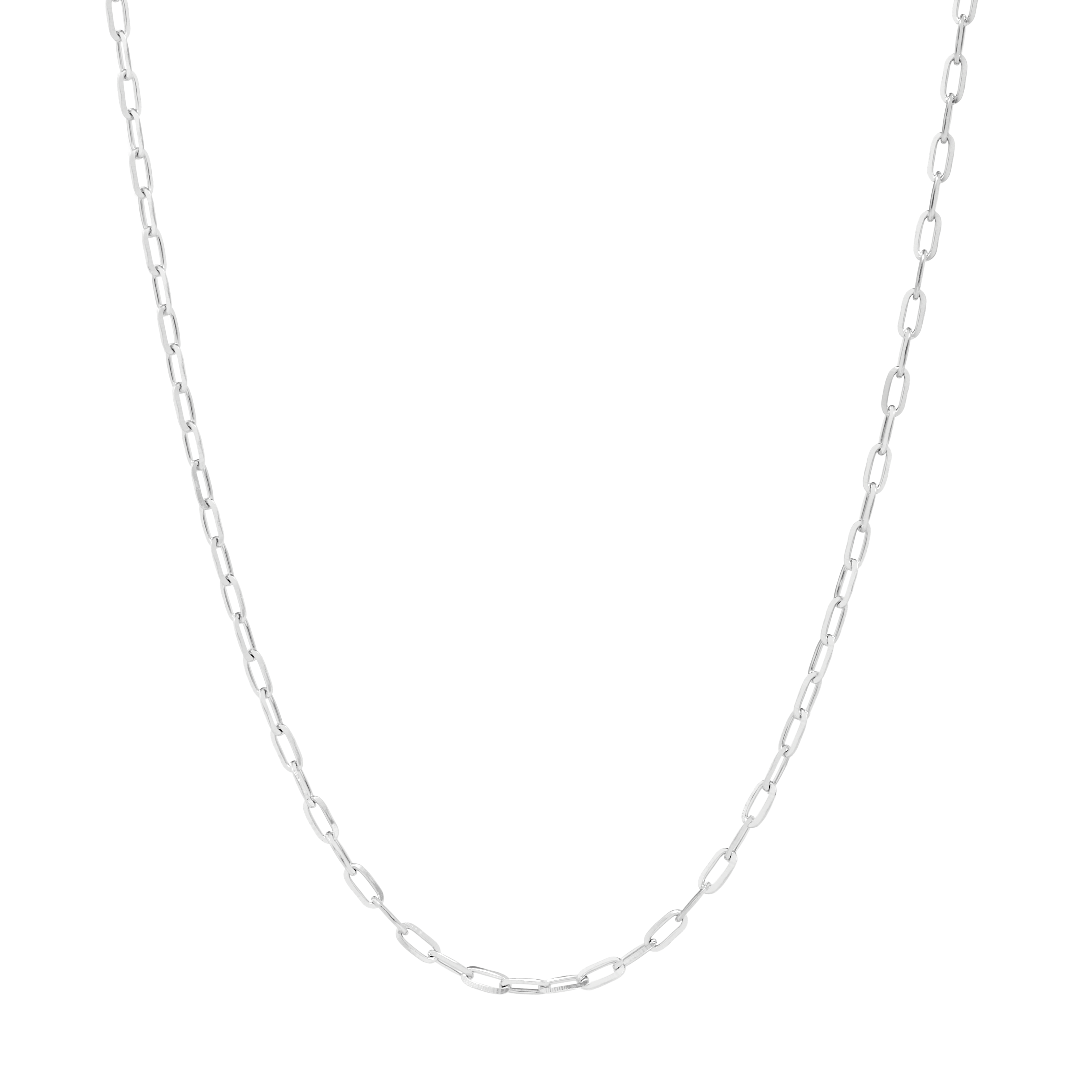Shop platinum Necklaces CABLE CHAIN NECKLACE