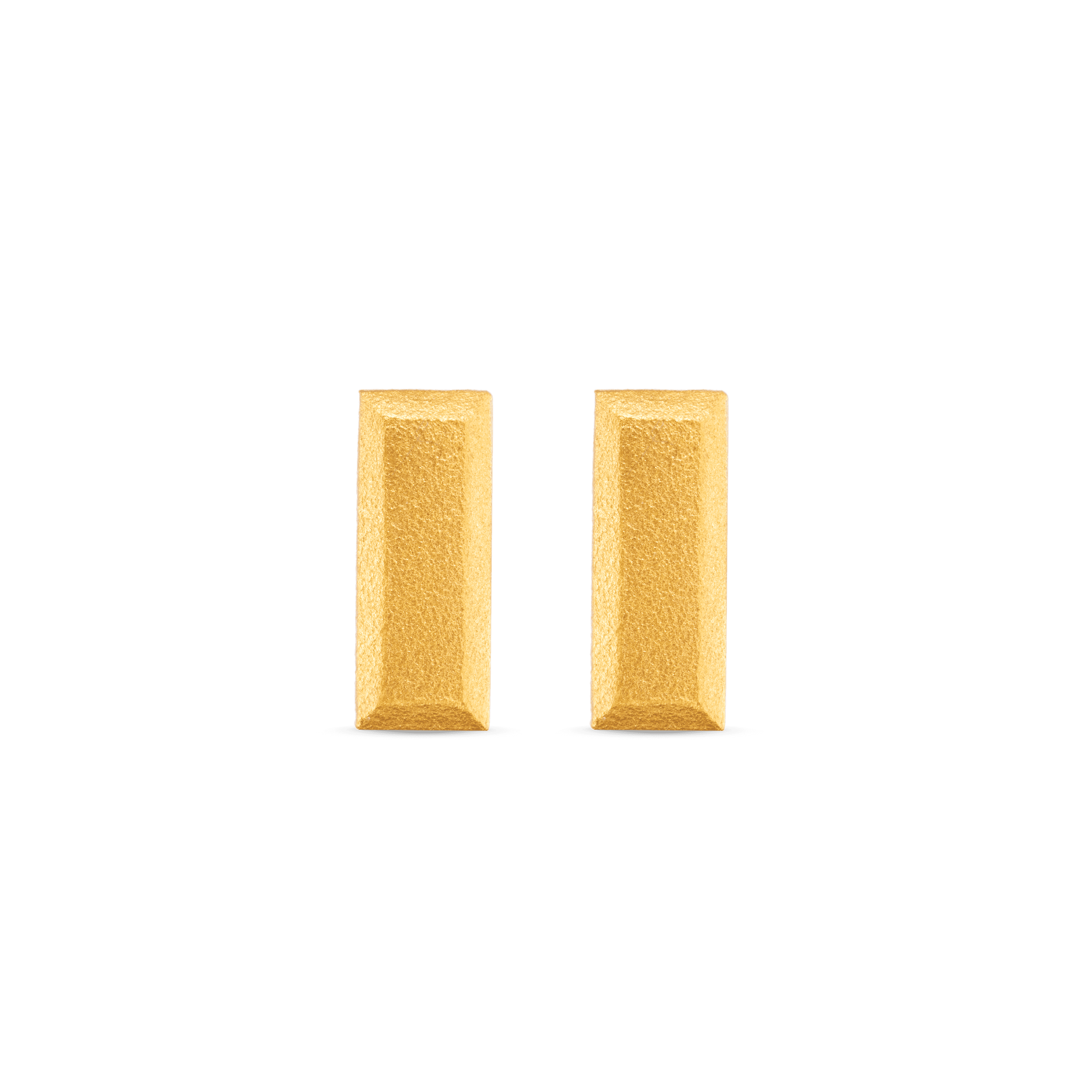 Shop Gold Earrings Mini Bullion Bar Stud Earrings