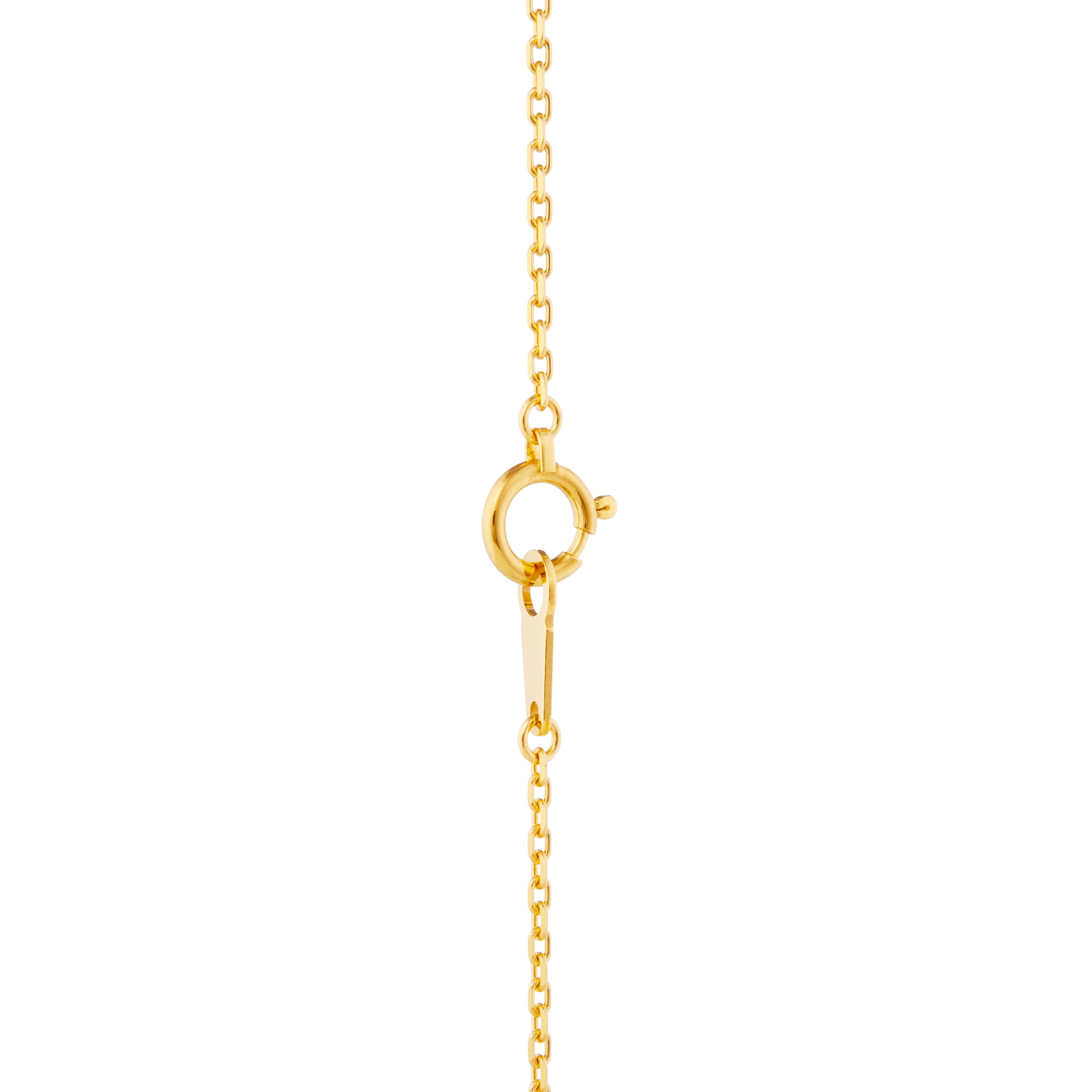 Shop Gold Necklace Chains Diamond Cut Cable Chain Necklace
