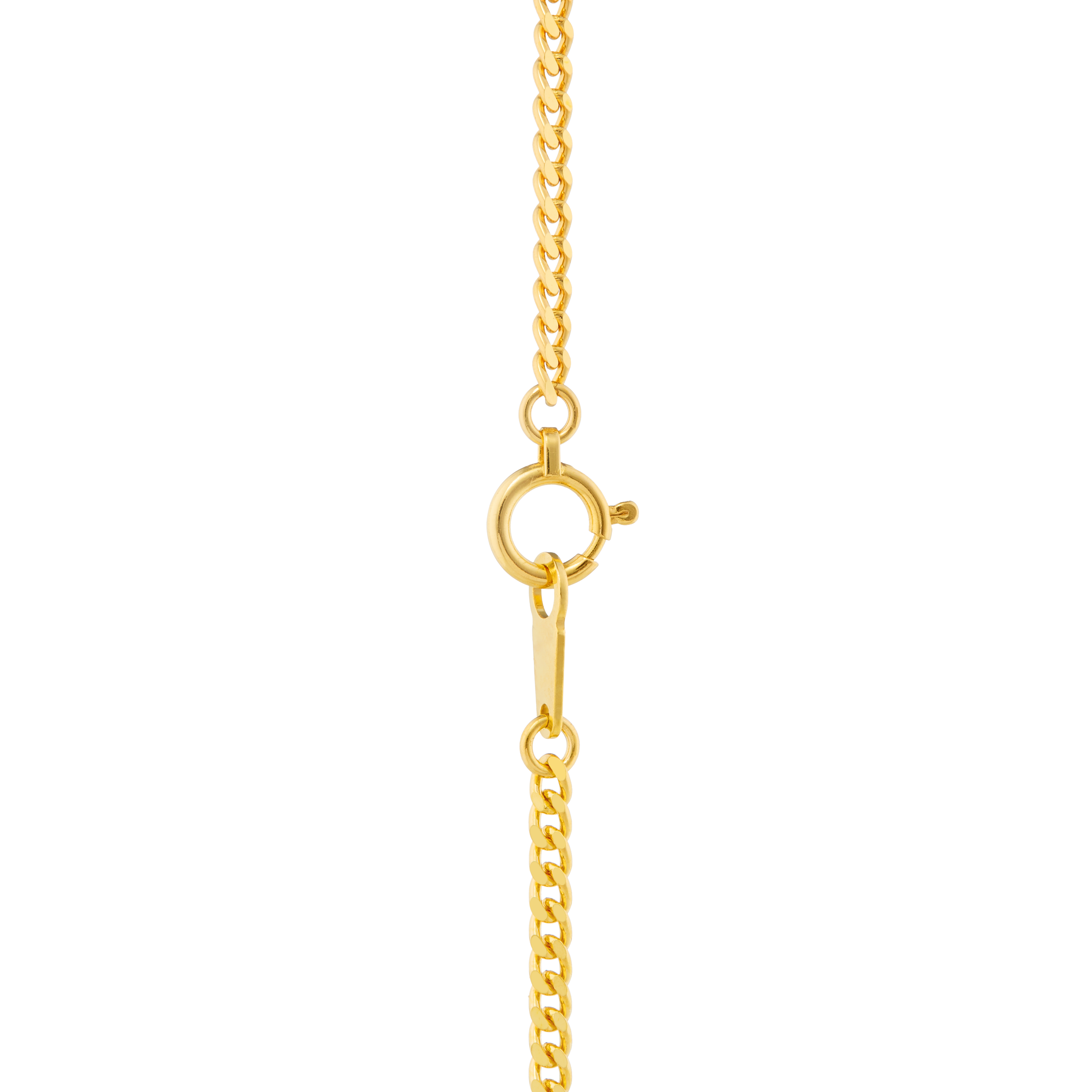 Shop Gold Necklace Chains Diamond Cut Curb Chain Necklace