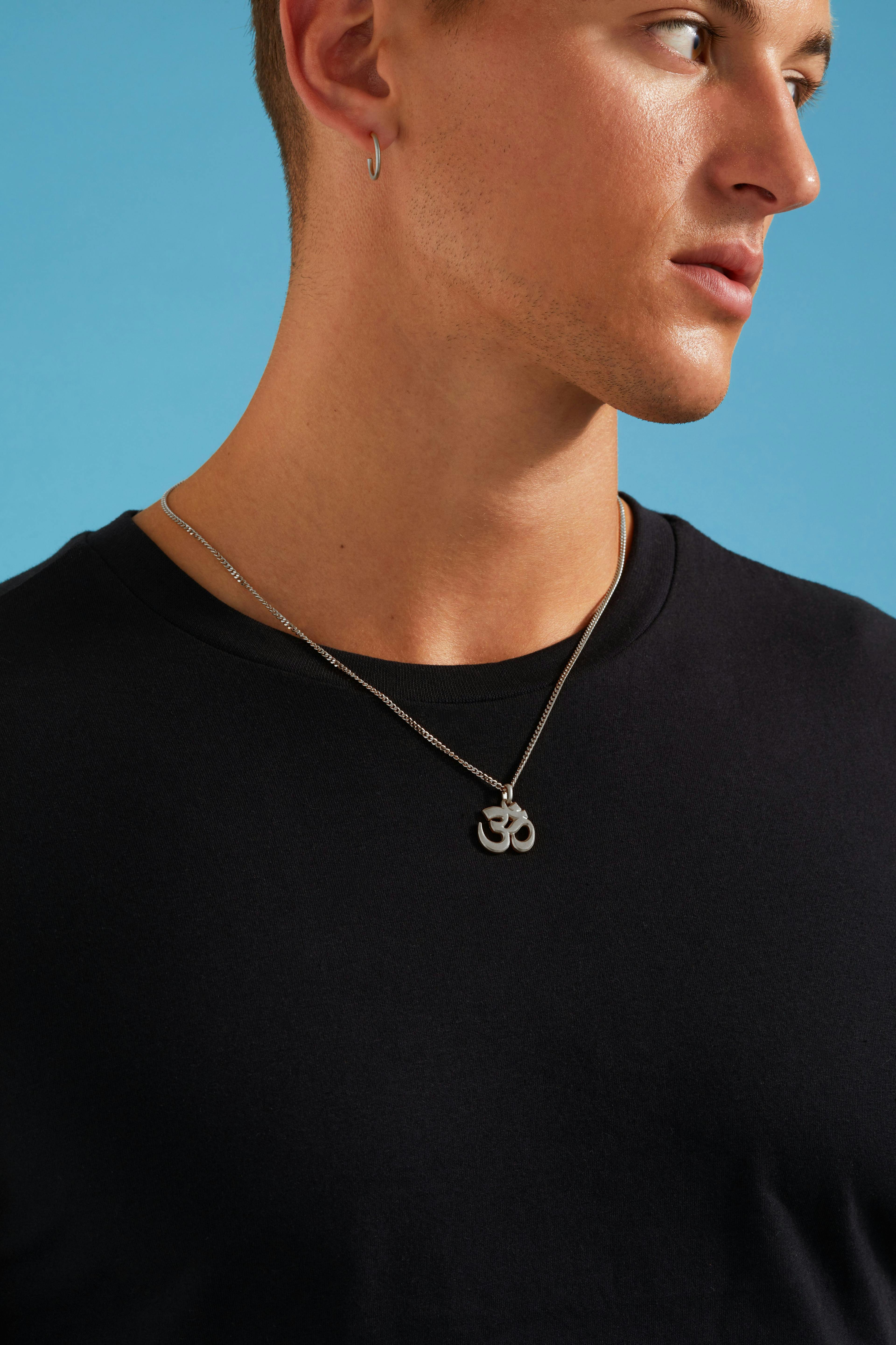 Shop Platinum Necklace Chains Diamond Cut Curb Chain Necklace
