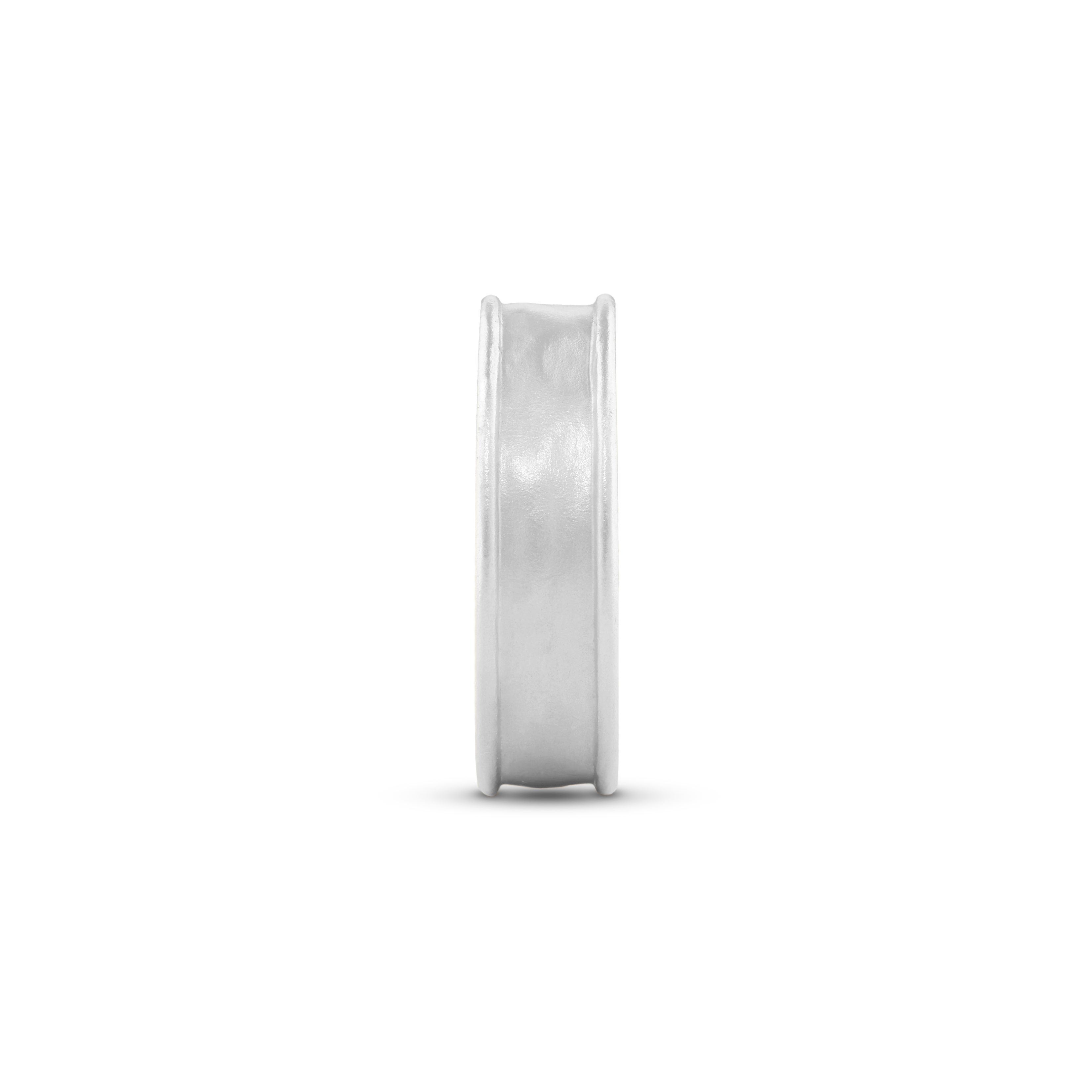 Shop Platinum Rings Liquid Metal Tube Ring
