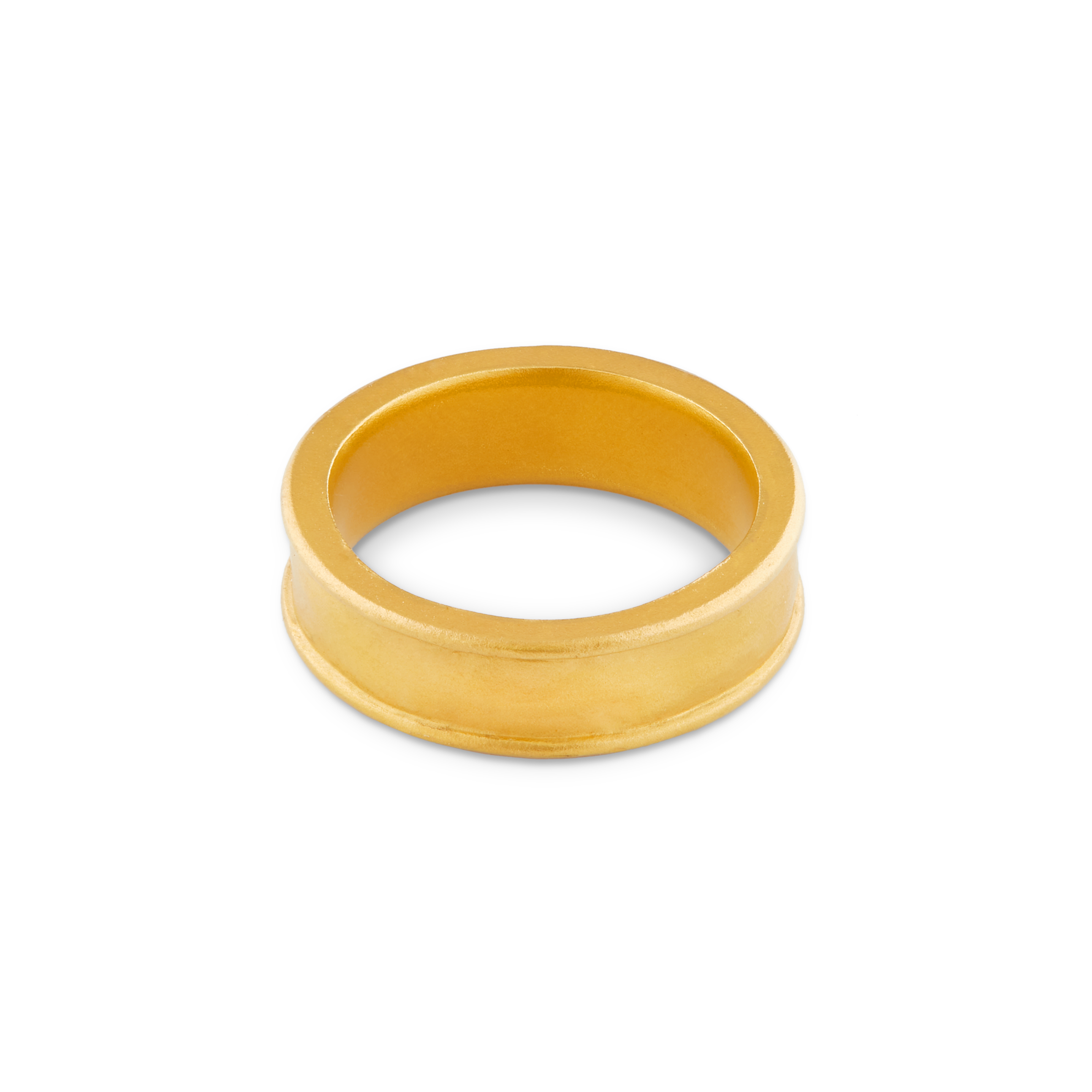Shop Gold Rings Liquid Metal Tube Ring