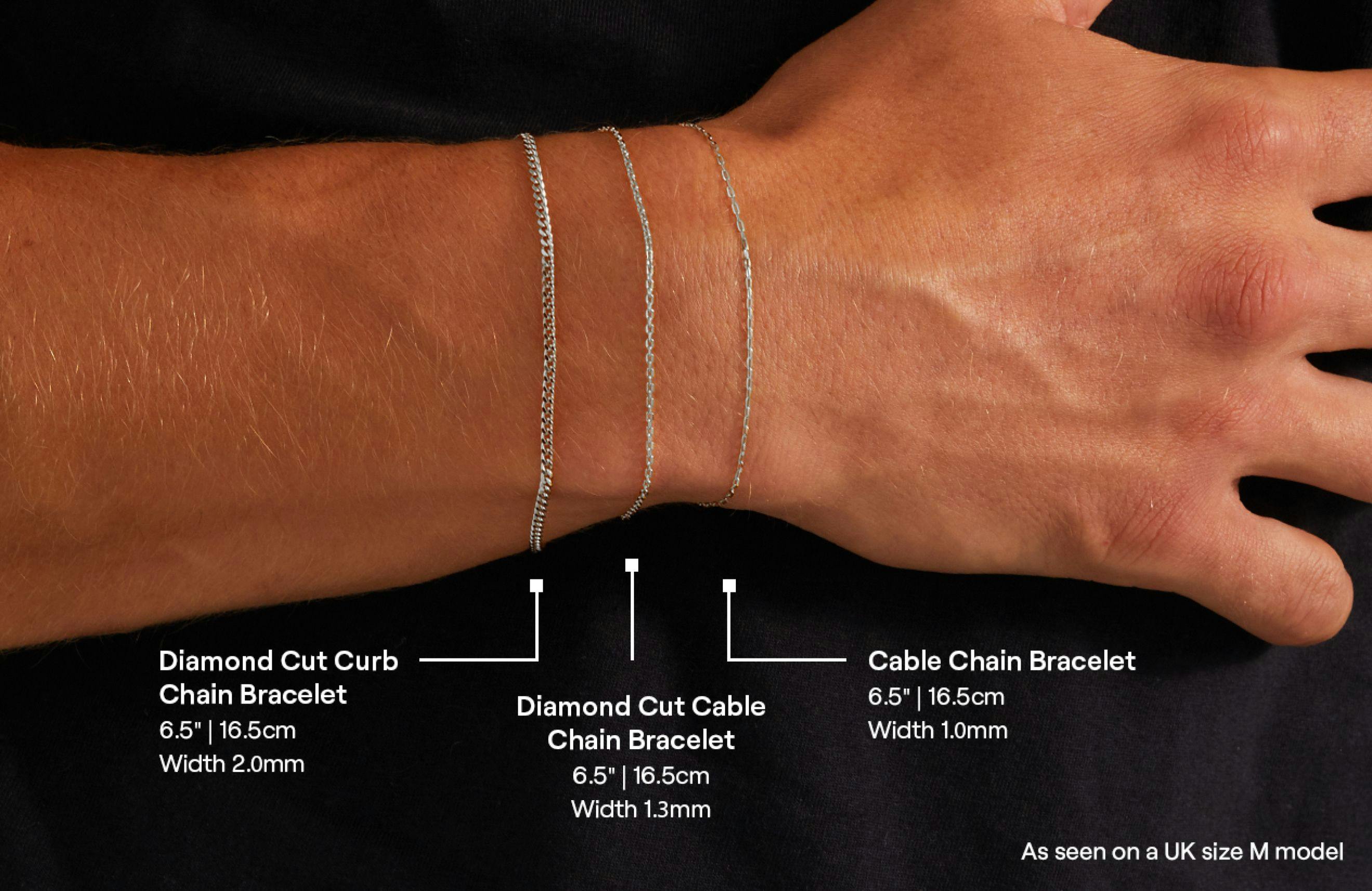Model image - platinum Bracelets