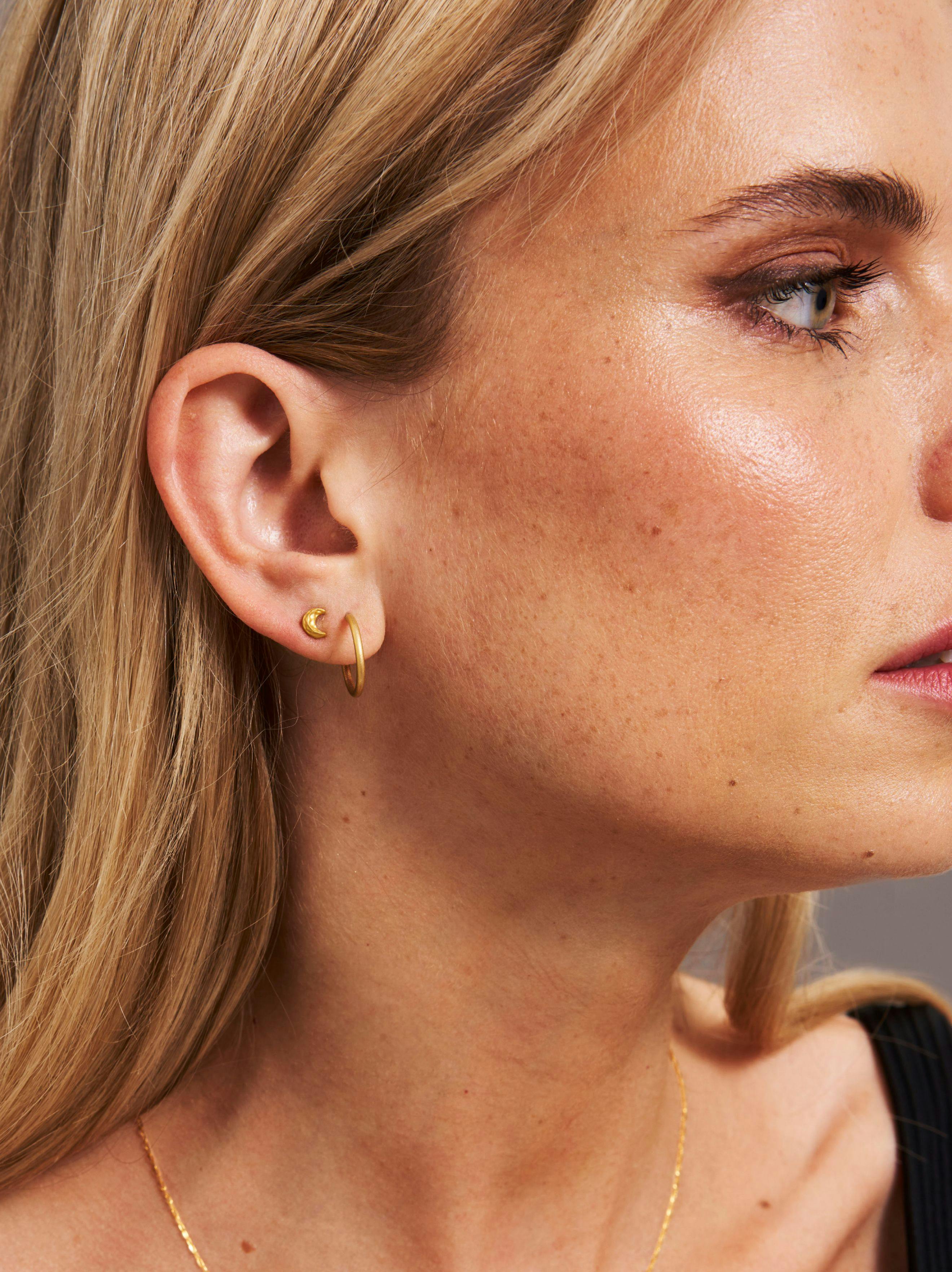 Model image - platinum Earrings
